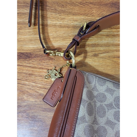 Coach Sutton Hobo 38580 Bag in Signature Canvas & Leather 2019 - Picture 3 of 11